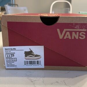 Vans toddler Sk8-Hi Zip Mte 2.5 Green Leaf NWT